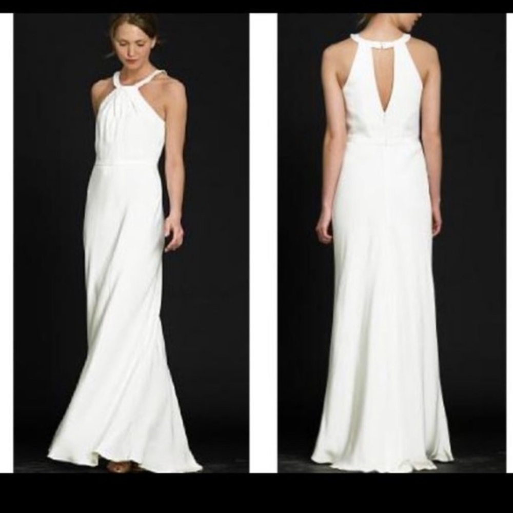 J.Crew Gracie Wedding Gown Ivory Size 0 - Picture 5 of 5